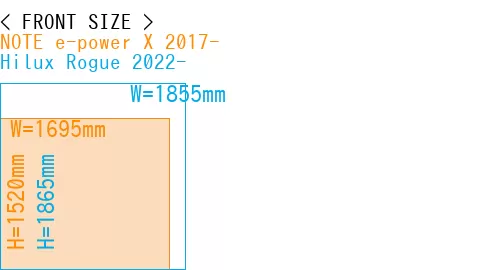#NOTE e-power X 2017- + Hilux Rogue 2022-